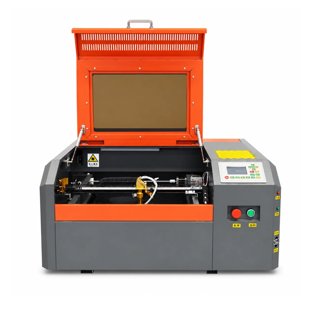 CO2 laser marking machine Model 3020 desktop engraver with red-light positioning