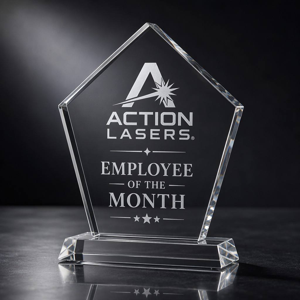 Laser Engraved Acrylic Award