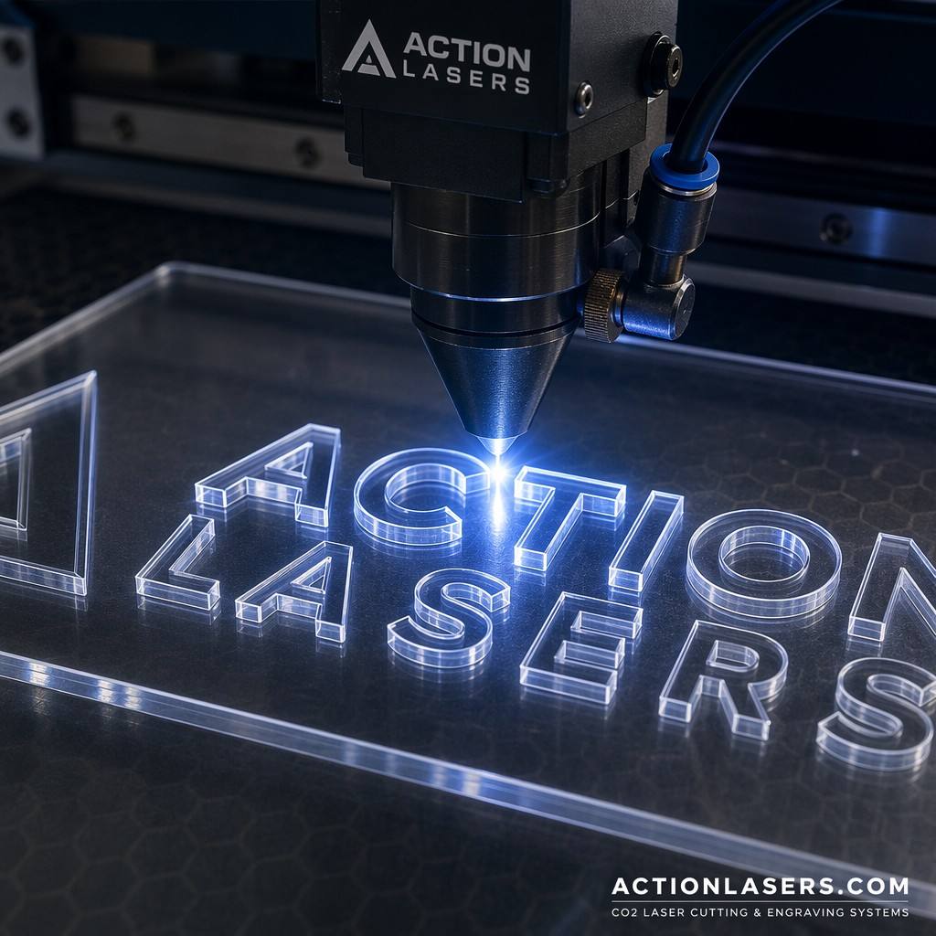 Laser Engraving a Sheet of Acrylic